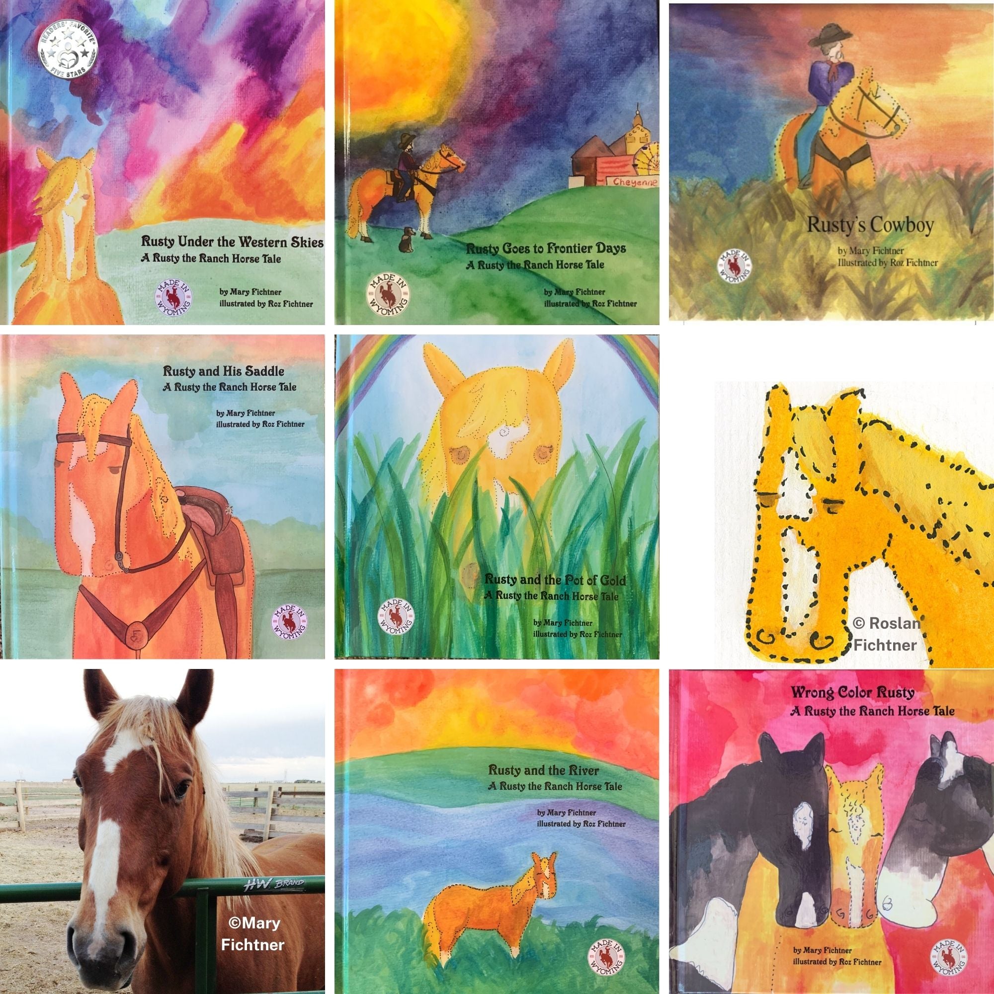 Rusty the Ranch Horse Book Collection