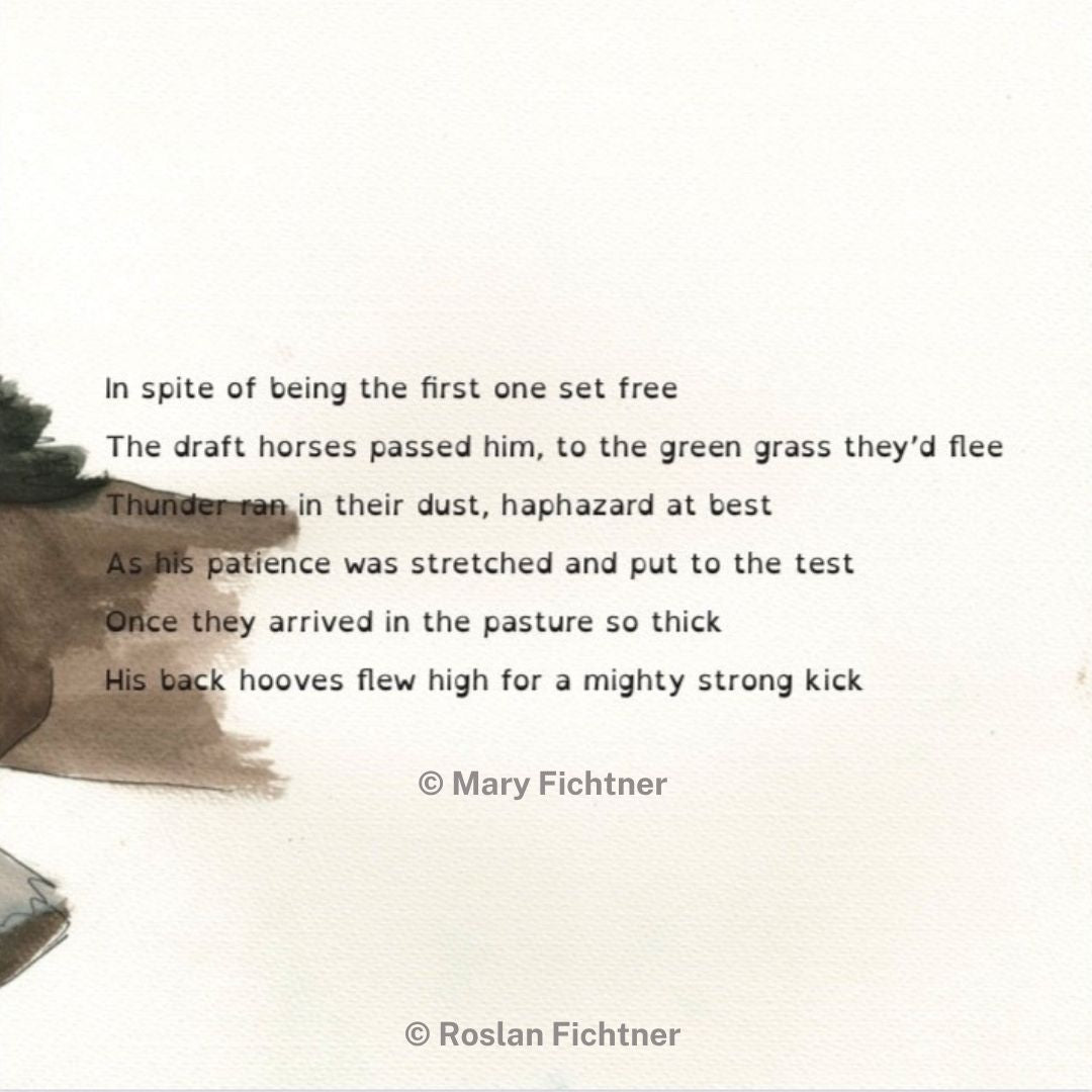 The Waiting Battle of Thunder the Smallest War Horse