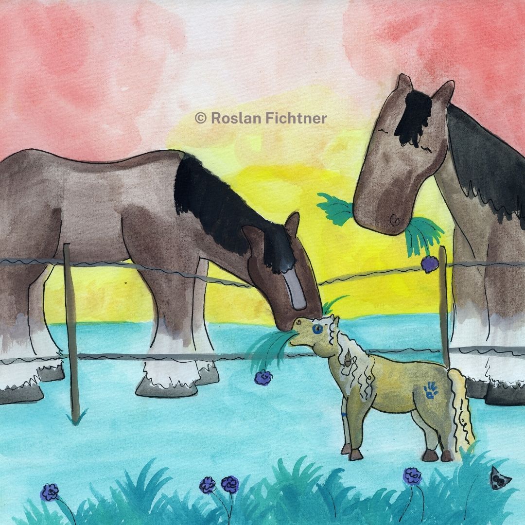 The Big Battle of Thunder the Smallest War Horse